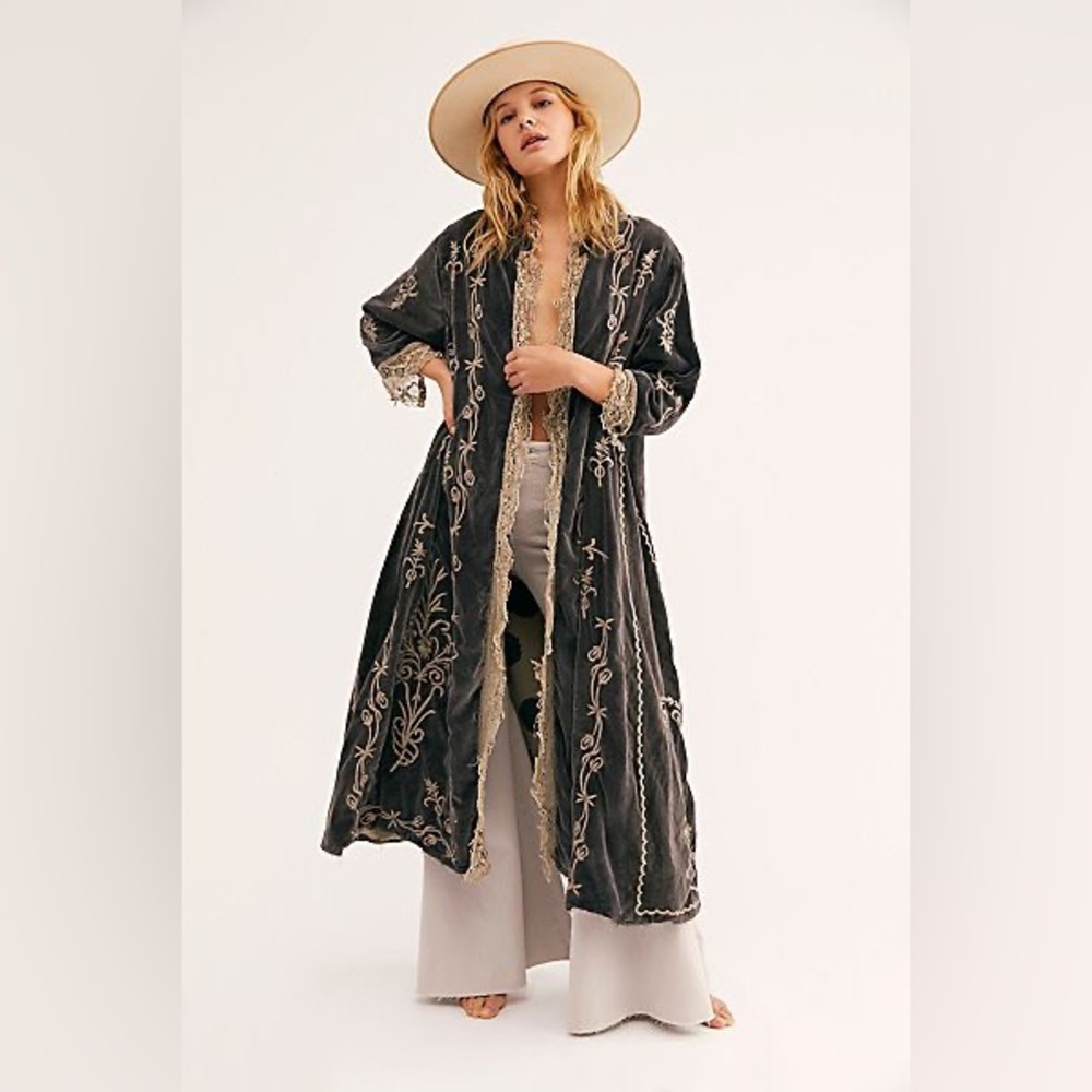 Free People/ Magnolia Pearl O’Leary Coat - Velvet